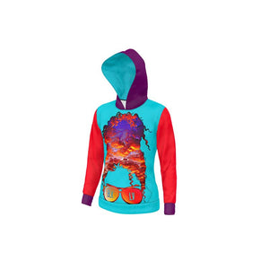 Claudette Teal Premium Hoodie