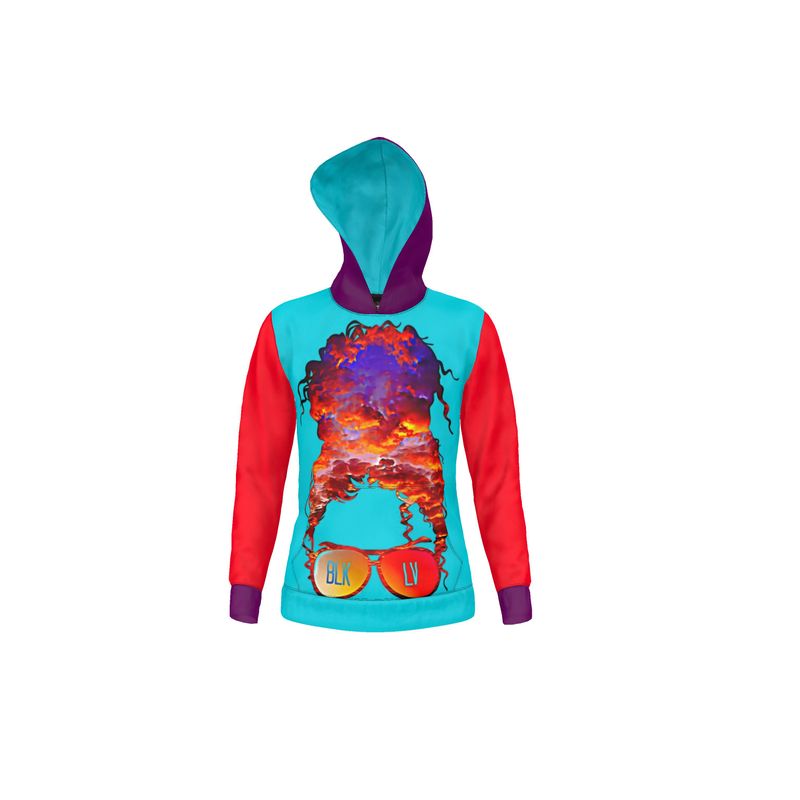 Claudette Teal Premium Hoodie