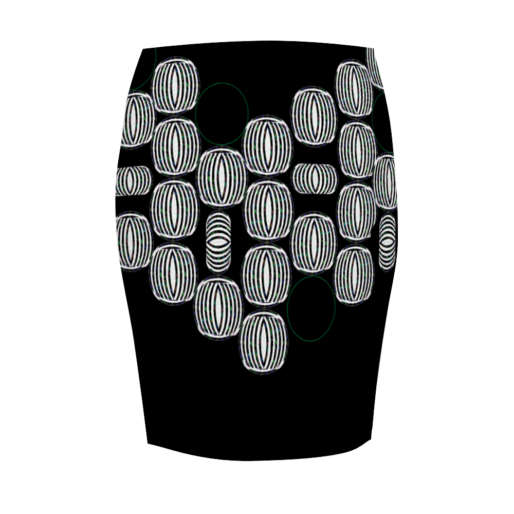 Planted Stretch Pencil Skirt