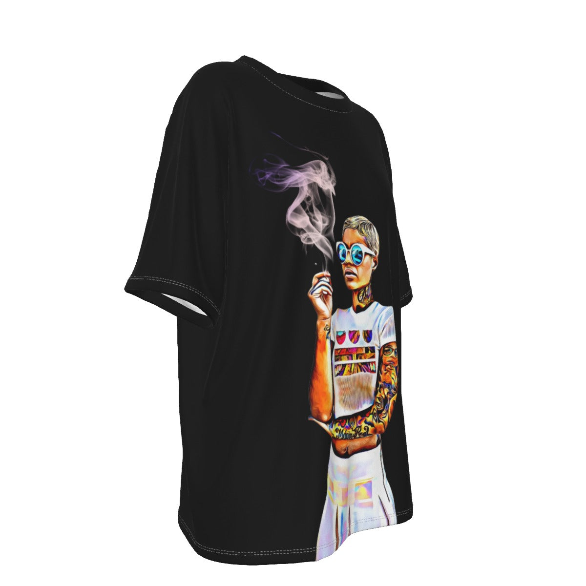 All-Over Print Women's Drop Shoulder T-Shirt