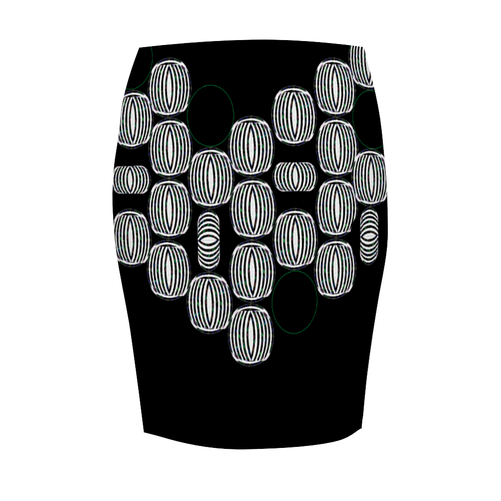 Planted Stretch Pencil Skirt
