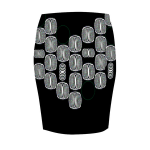 Planted Stretch Pencil Skirt