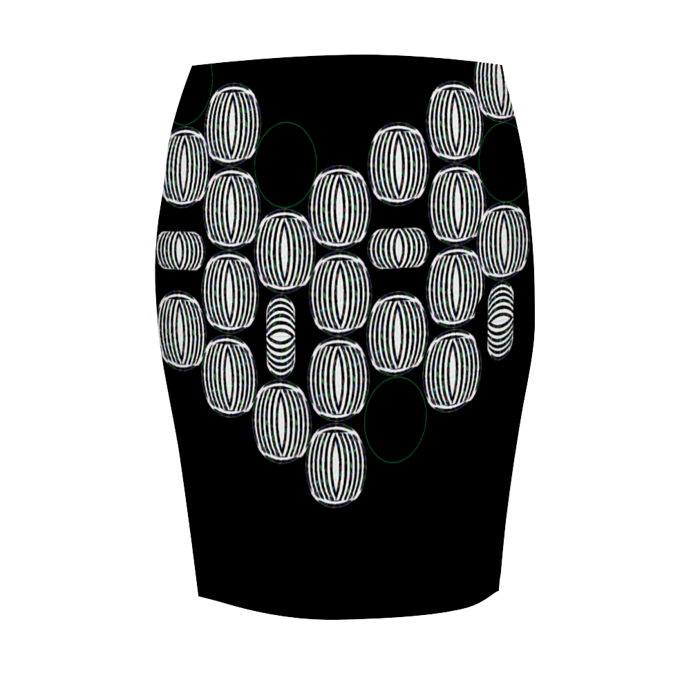 Planted Stretch Pencil Skirt