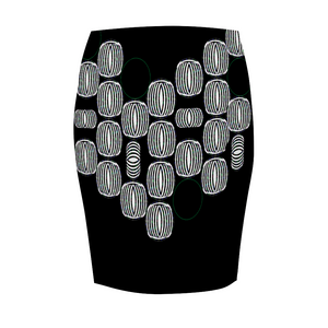 Planted Stretch Pencil Skirt