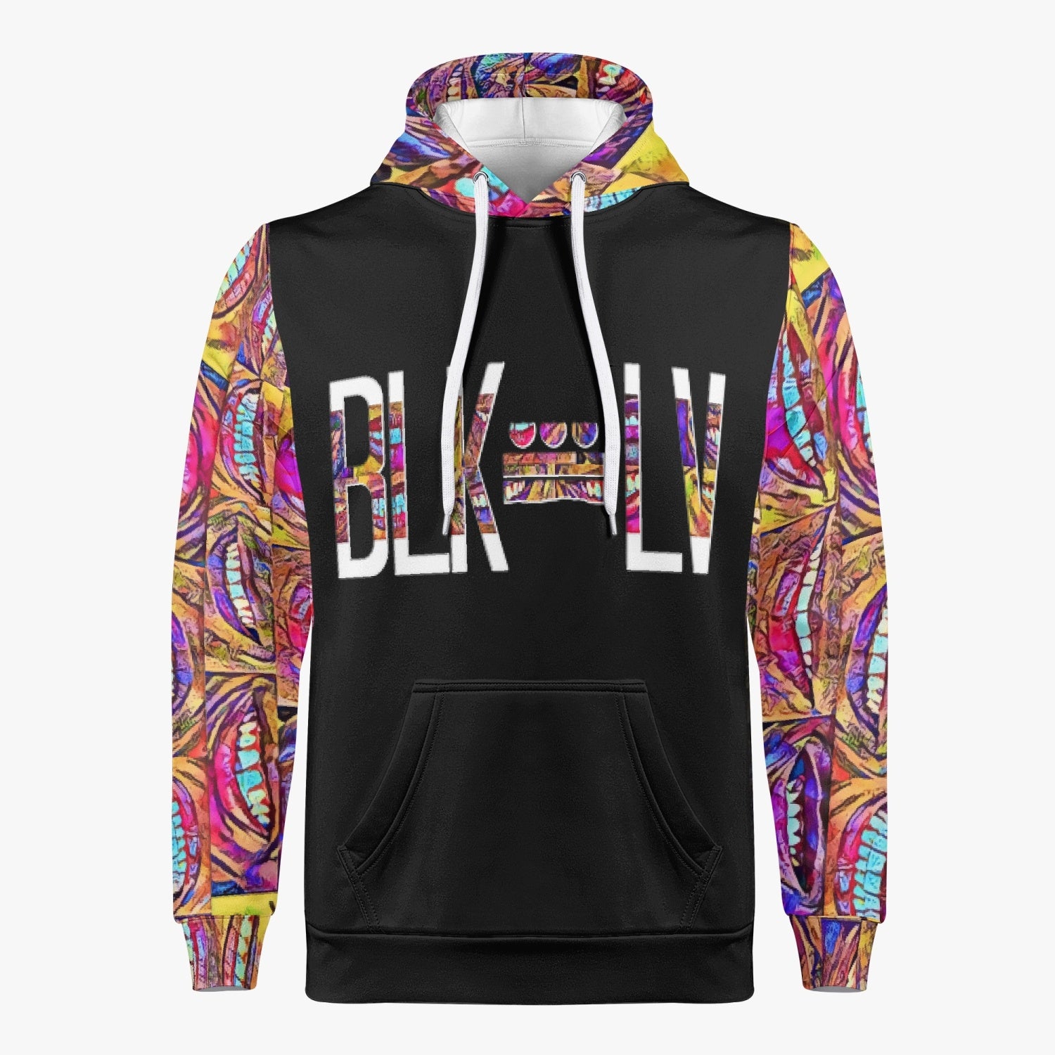 Florescent BLK Men's Hoodie