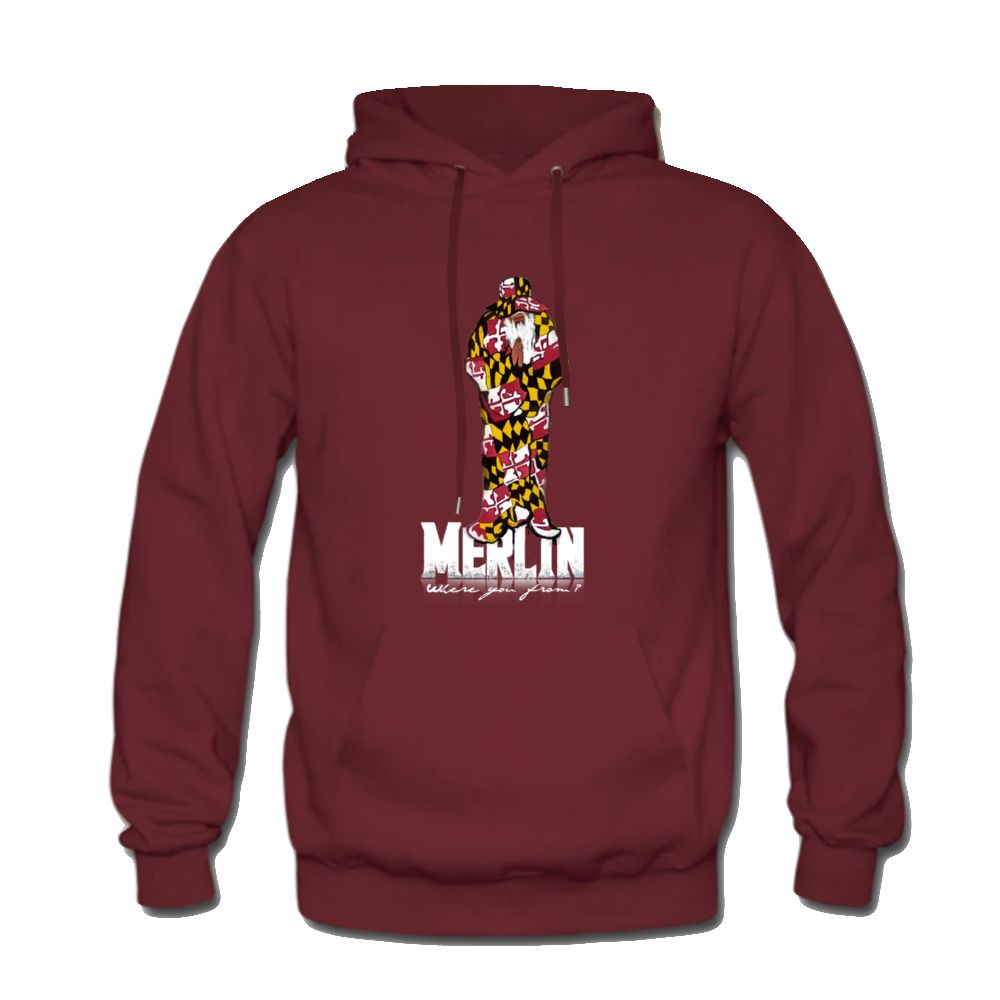 Merlins Men's French Terry Hoodie