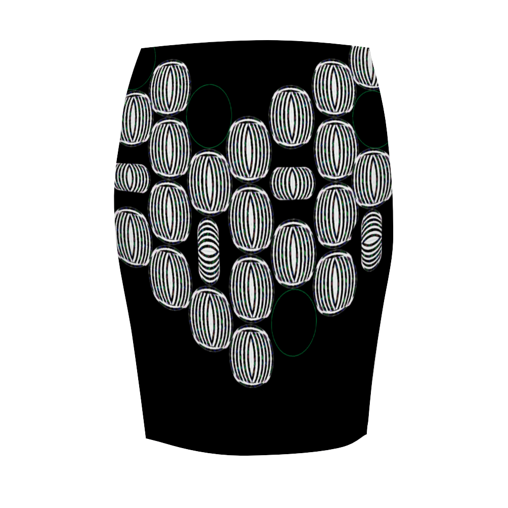 Planted Stretch Pencil Skirt