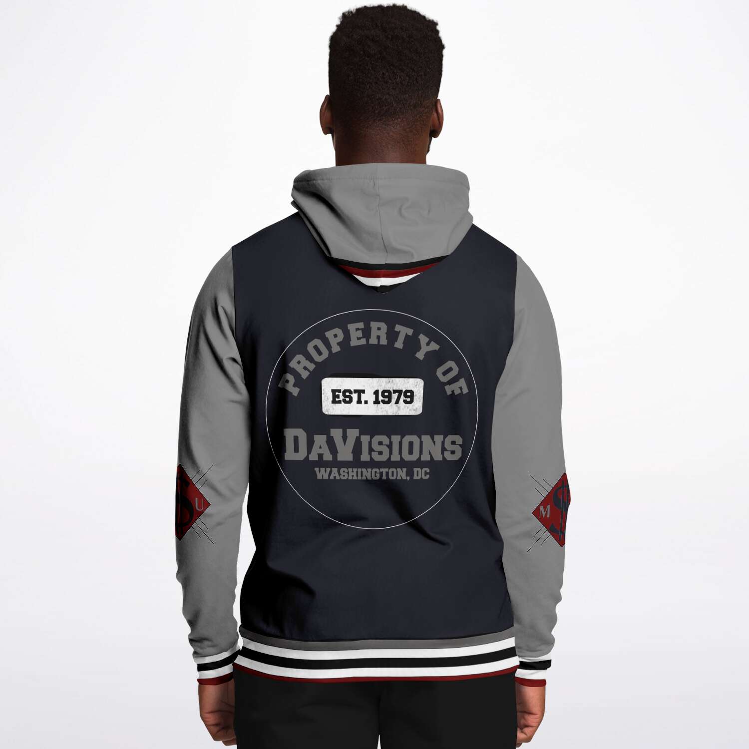 Self Made U Stripe Hoodie