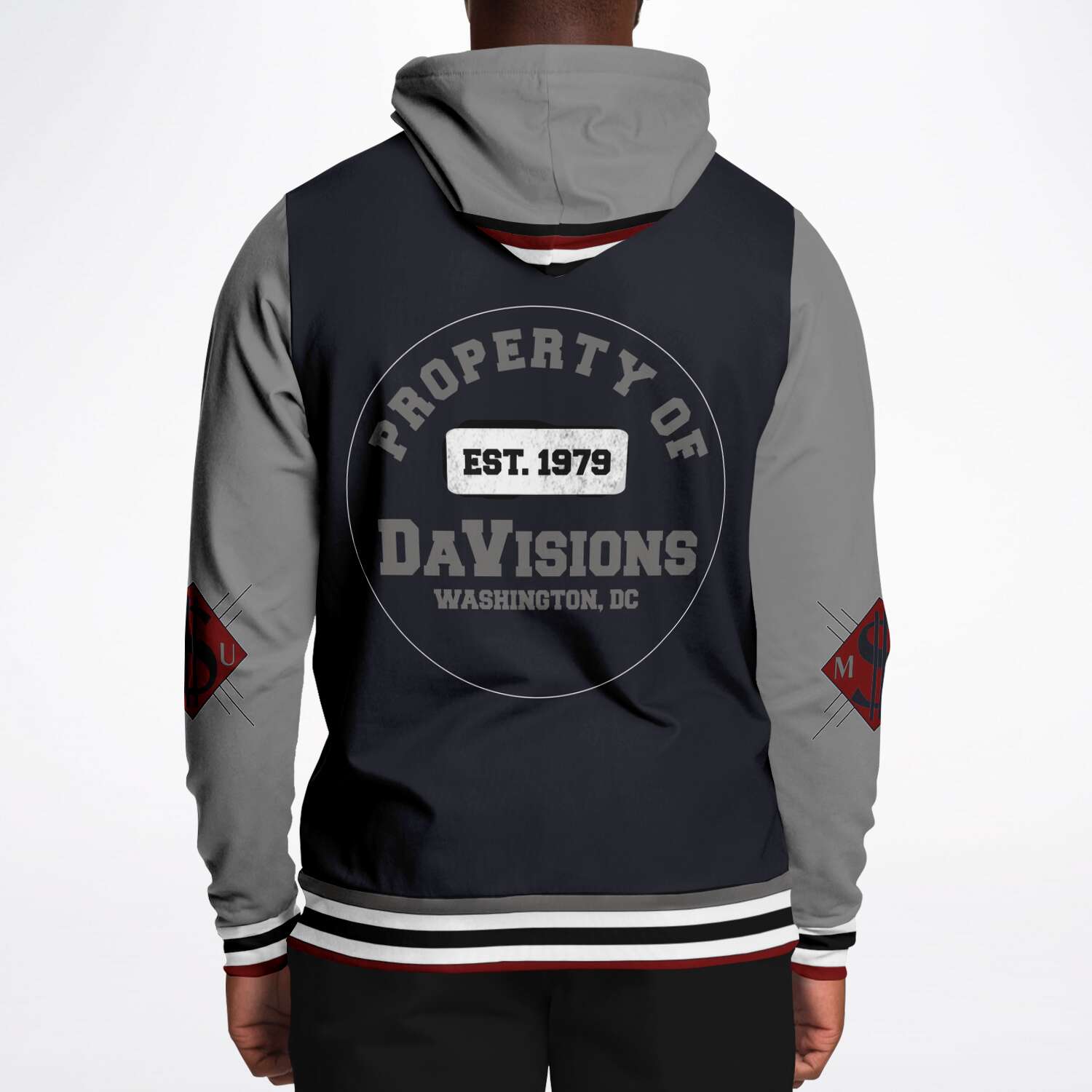 Self Made U Stripe Hoodie