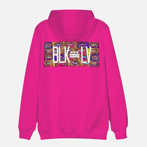 Florescent Men's Round Collar Hoodie