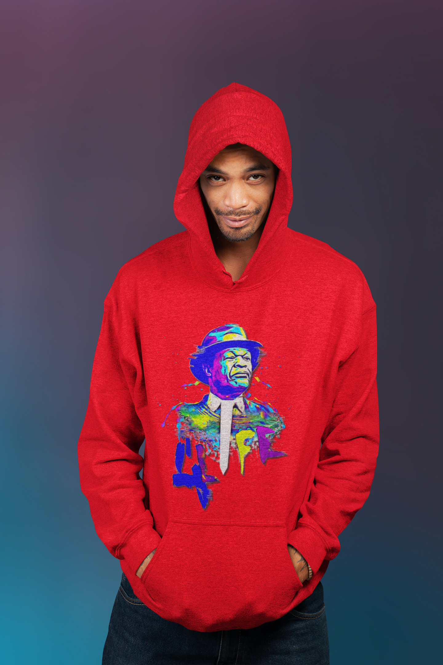 4LiFe Unisex light Pull Over Hoodie