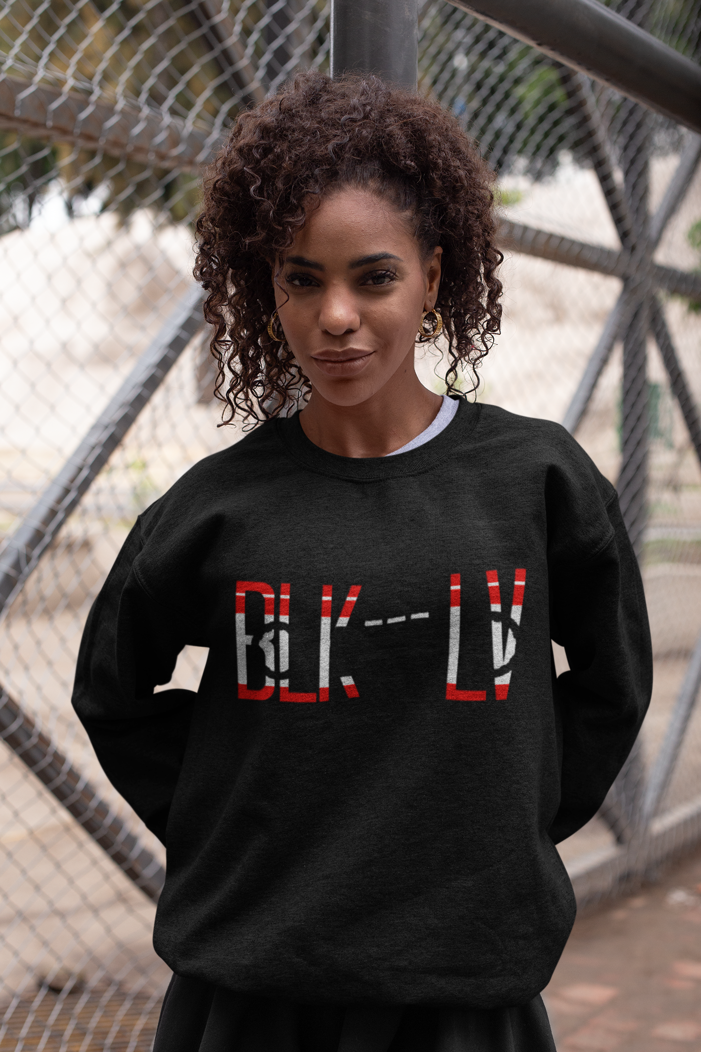 BLK City LV Women’s Premium Crew Sweatshirt