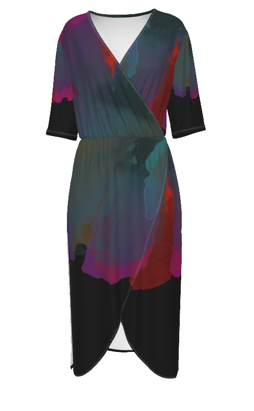 Sharon's Short Sleeve V-neck Dress