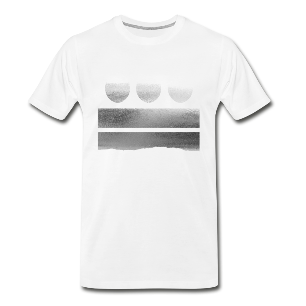 BLK LV Plate Premium Tee - white