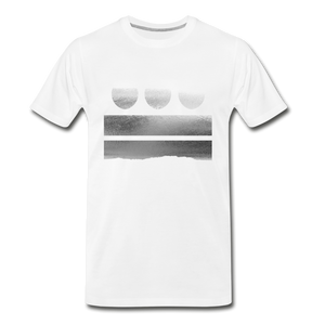 BLK LV Plate Premium Tee - white