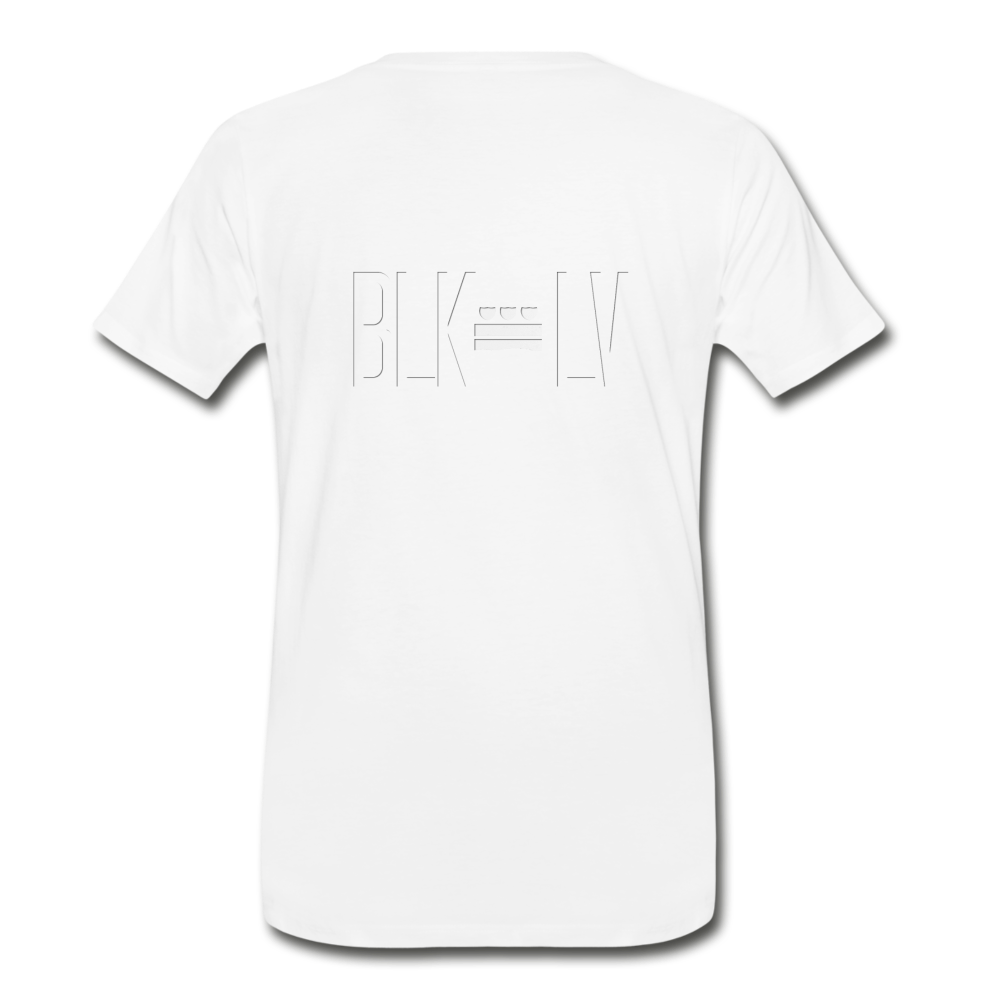 BLK LV Plate Premium Tee - white