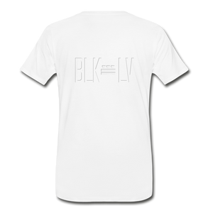 BLK LV Plate Premium Tee - white