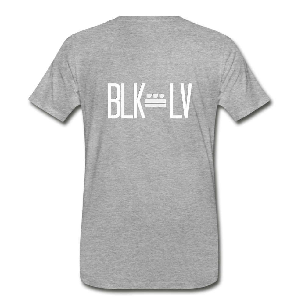 BLK LV Plate Premium Tee - heather gray