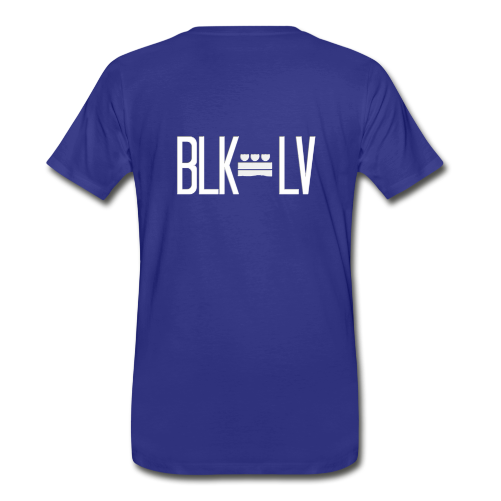 BLK LV Plate Premium Tee - royal blue