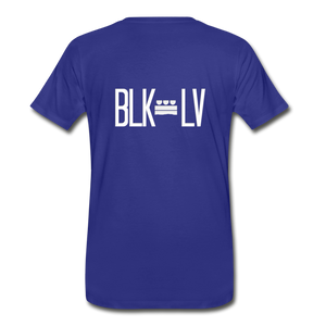 BLK LV Plate Premium Tee - royal blue