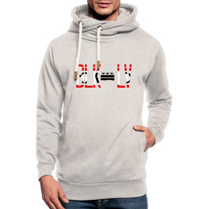 BLK City LV Shawl Collar Hoodie - heather oatmeal