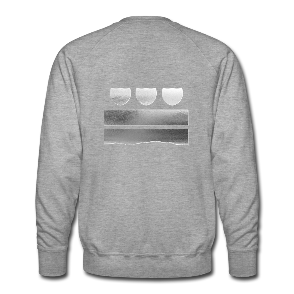 BLK City LV Men's Premium Crew Sweatshirt - heather grey