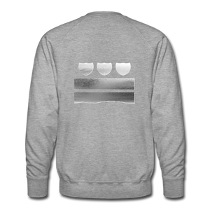 BLK City LV Men's Premium Crew Sweatshirt - heather grey