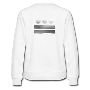 BLK City LV Women’s Premium Crew Sweatshirt - white