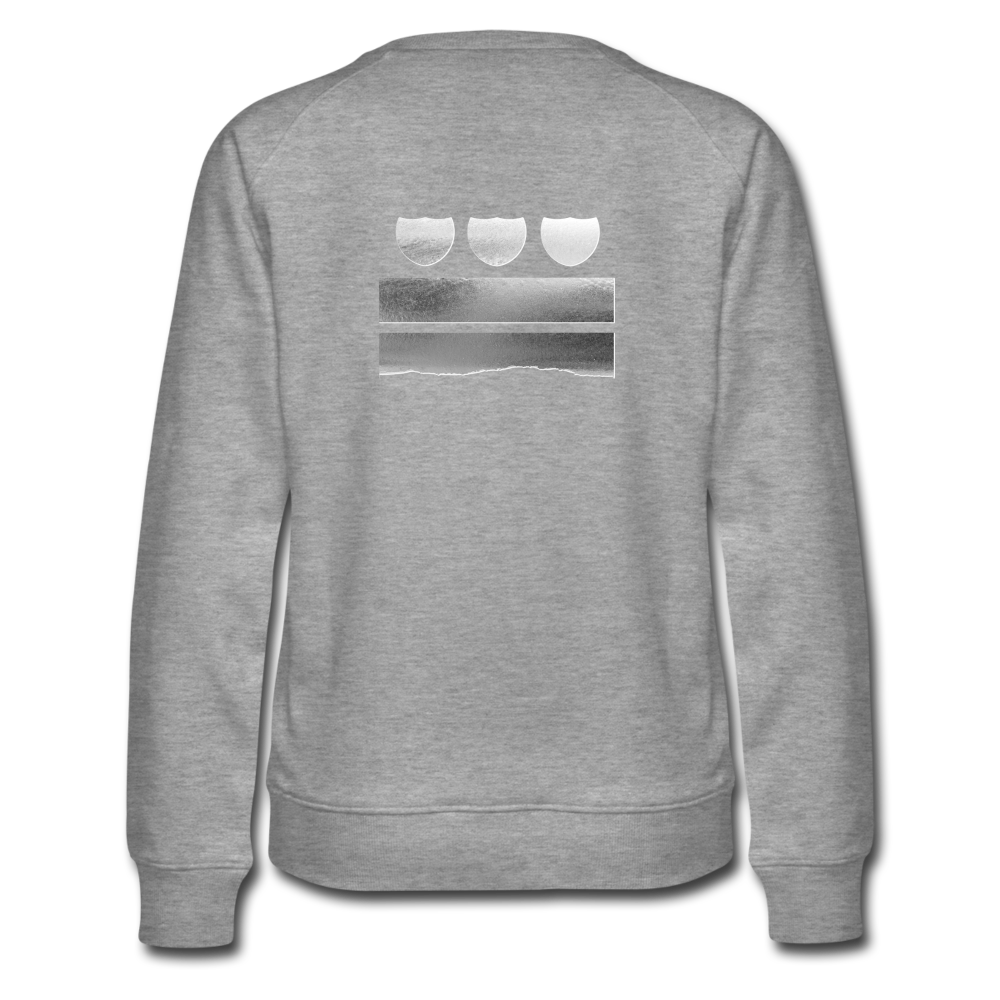 BLK City LV Women’s Premium Crew Sweatshirt - heather grey