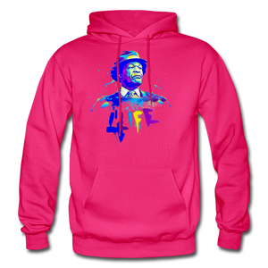 4LiFe Heavy Blend Adult Hoodie - fuchsia