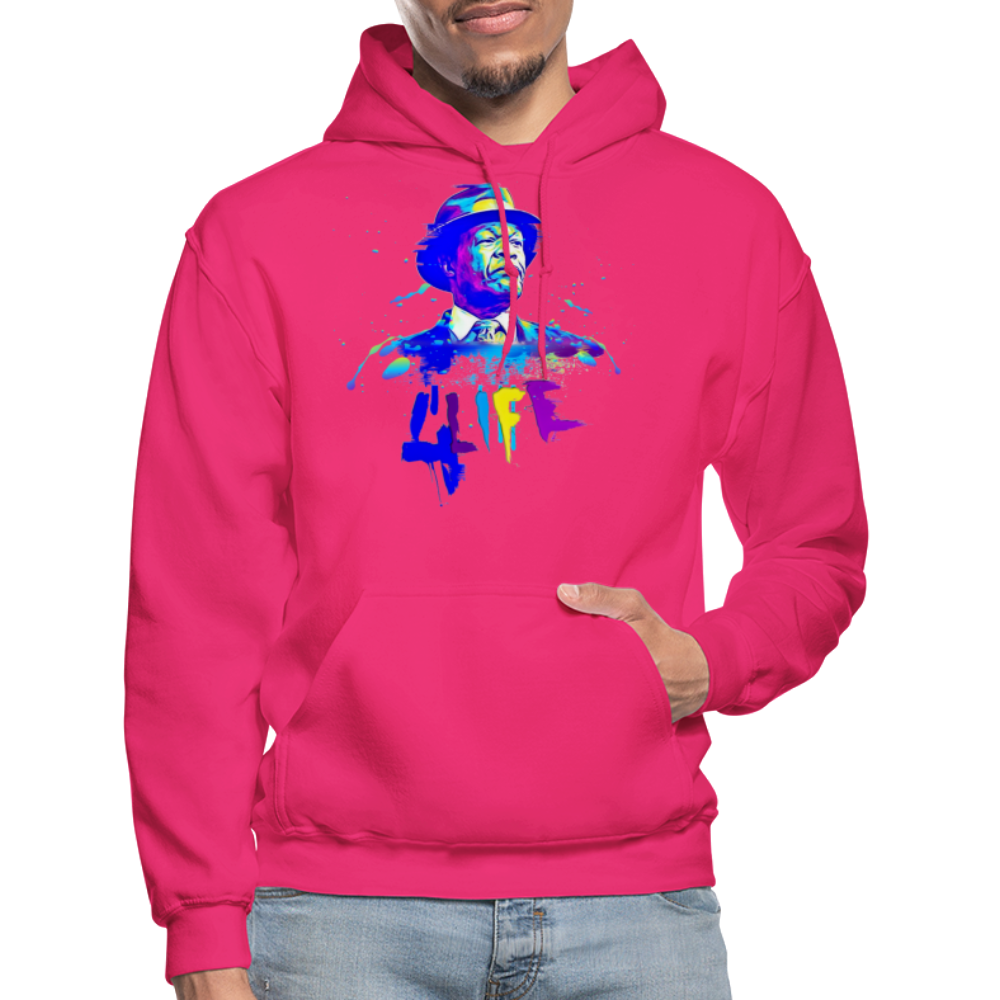 4LiFe Heavy Blend Adult Hoodie - fuchsia