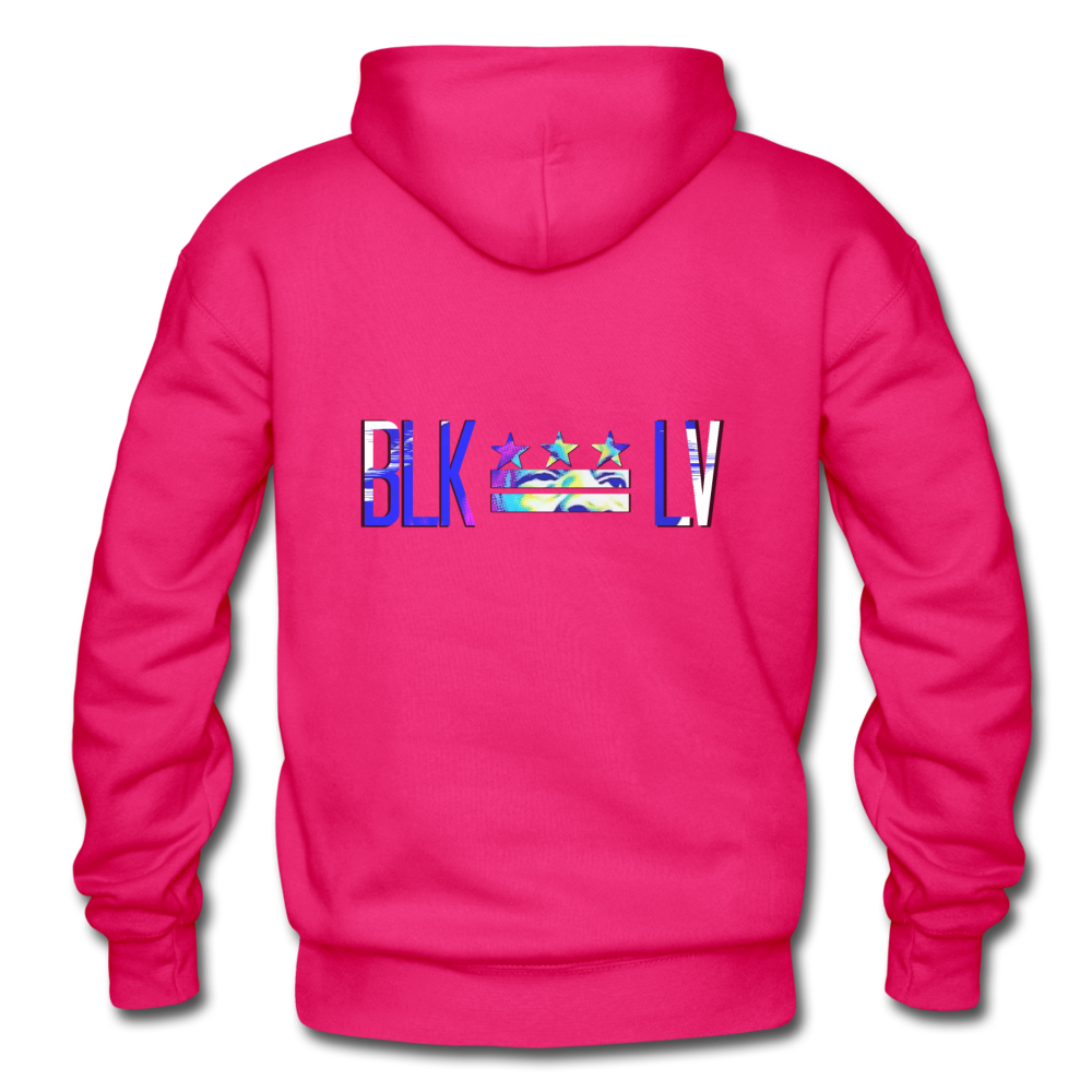 4LiFe Heavy Blend Adult Hoodie - fuchsia