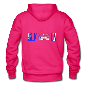 4LiFe Heavy Blend Adult Hoodie - fuchsia