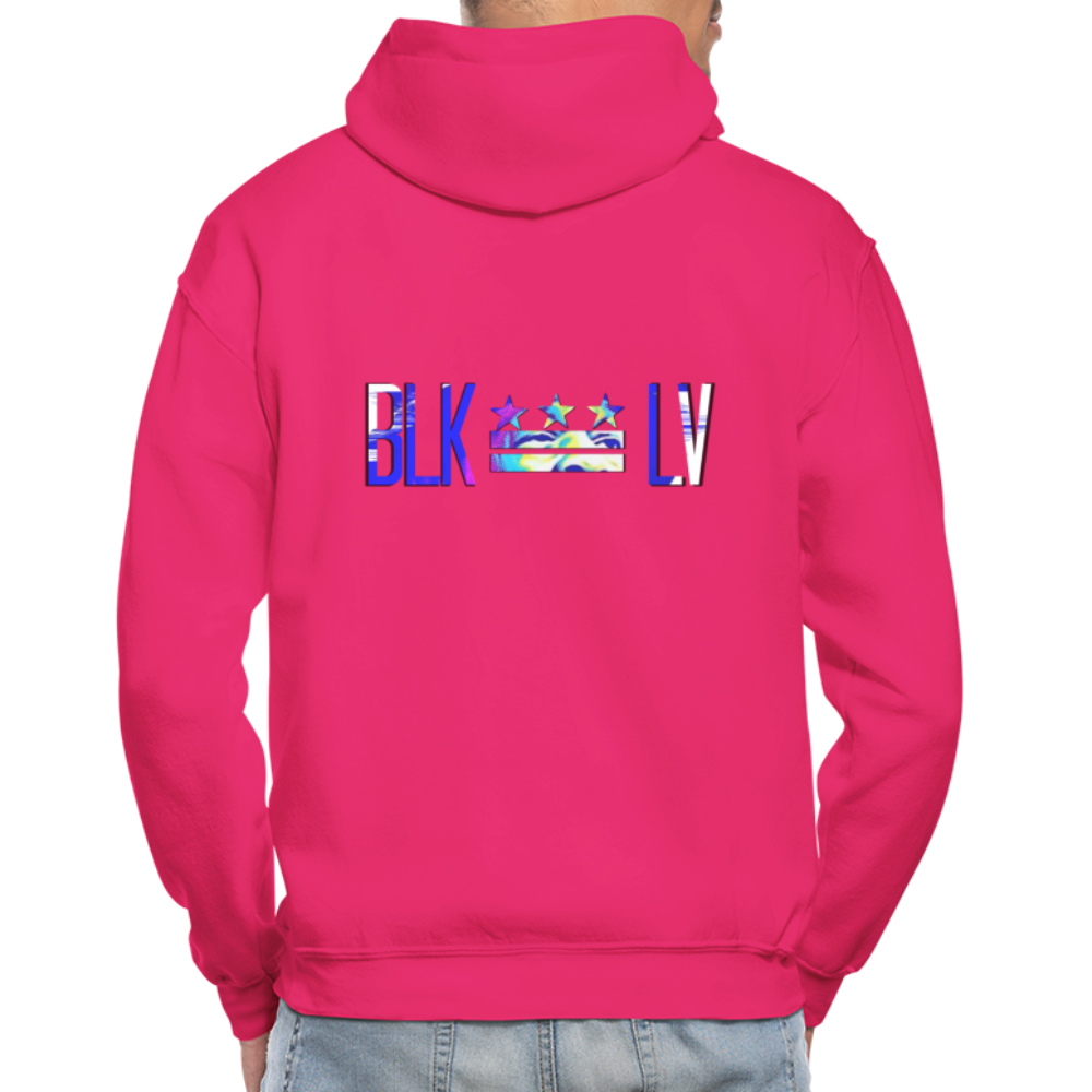 4LiFe Heavy Blend Adult Hoodie - fuchsia