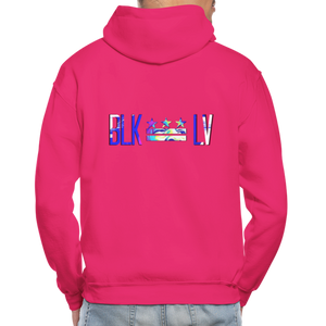 4LiFe Heavy Blend Adult Hoodie - fuchsia