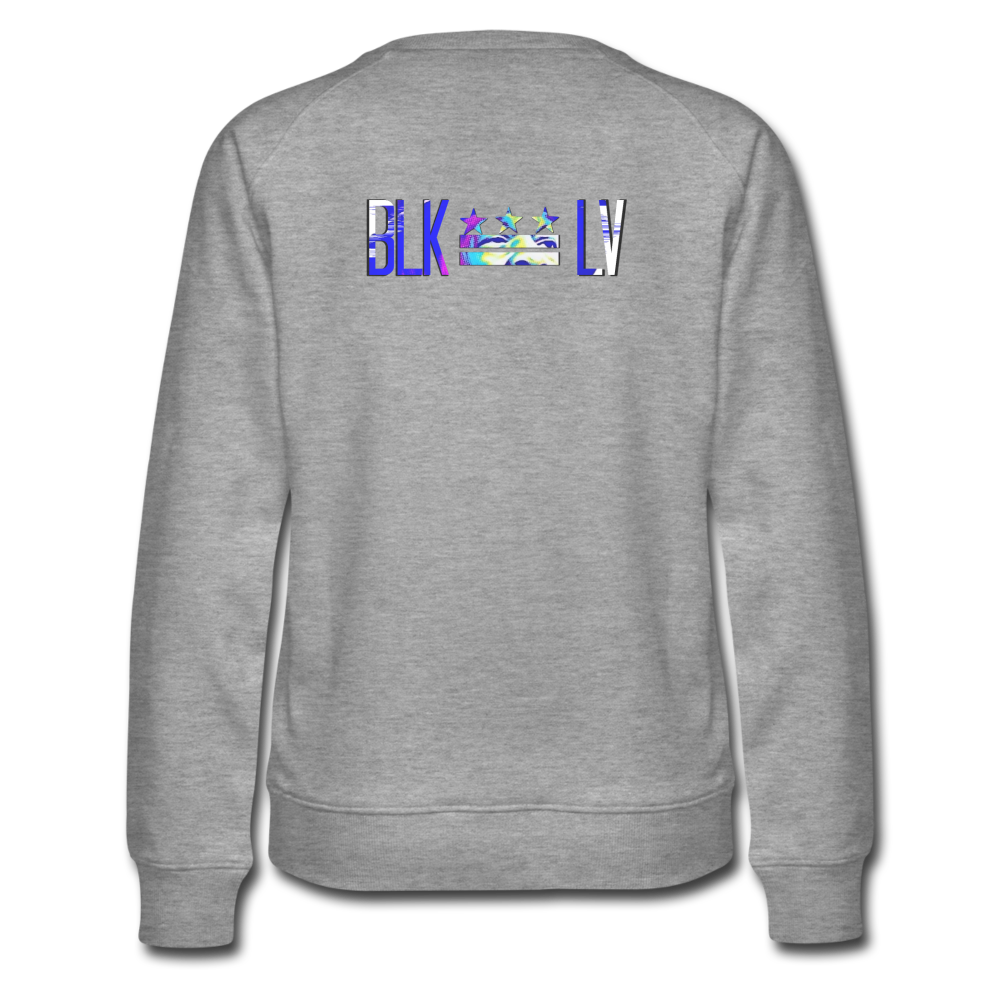 4LiFe Women’s Premium Crew Sweatshirt - heather grey