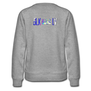 4LiFe Women’s Premium Crew Sweatshirt - heather grey