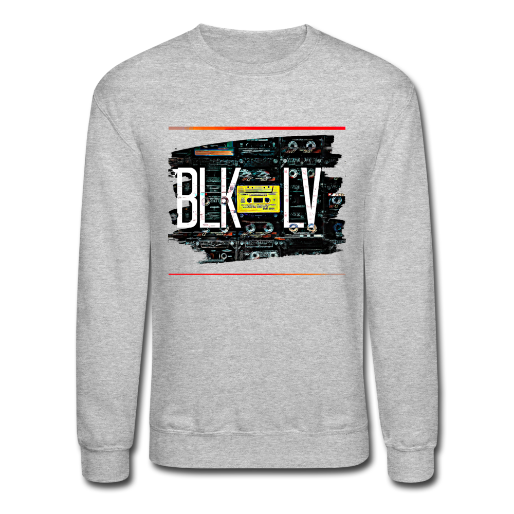 Cassette Crewneck Sweatshirt - heather gray