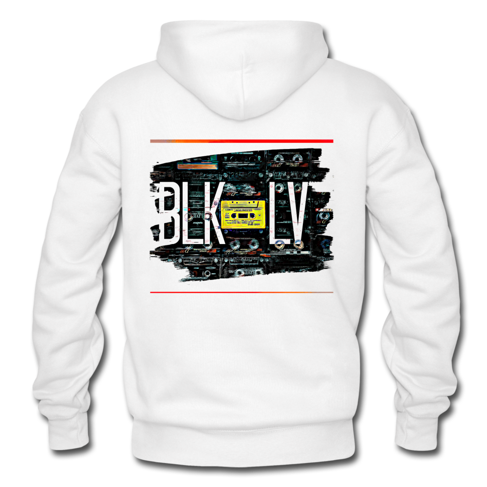 Cassette Unisex Heavy Hoodie - white