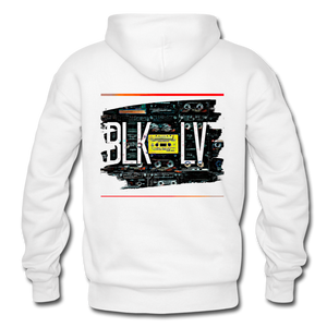 Cassette Unisex Heavy Hoodie - white