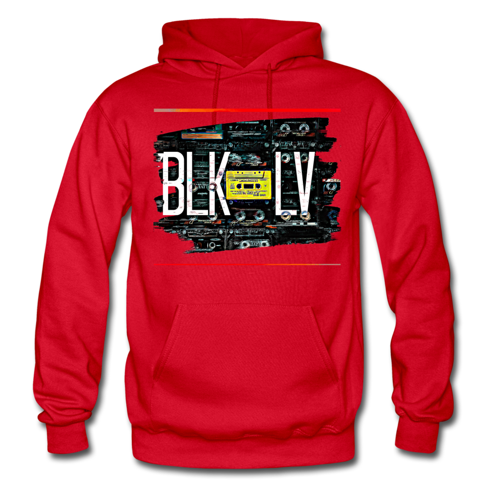 Cassette Unisex Heavy Hoodie - red