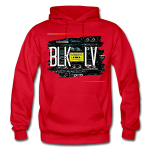 Cassette Unisex Heavy Hoodie - red