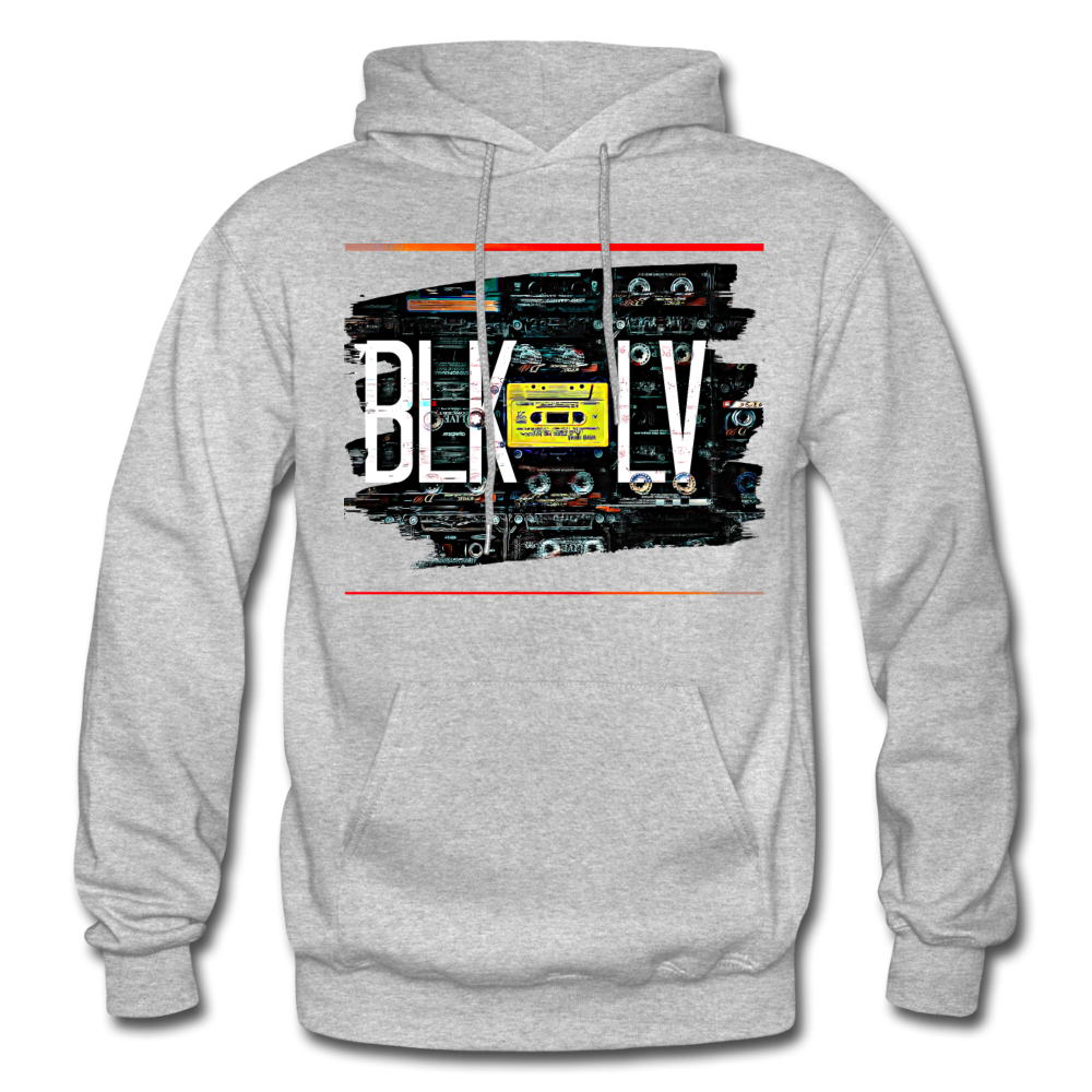 Cassette Unisex Heavy Hoodie - heather gray