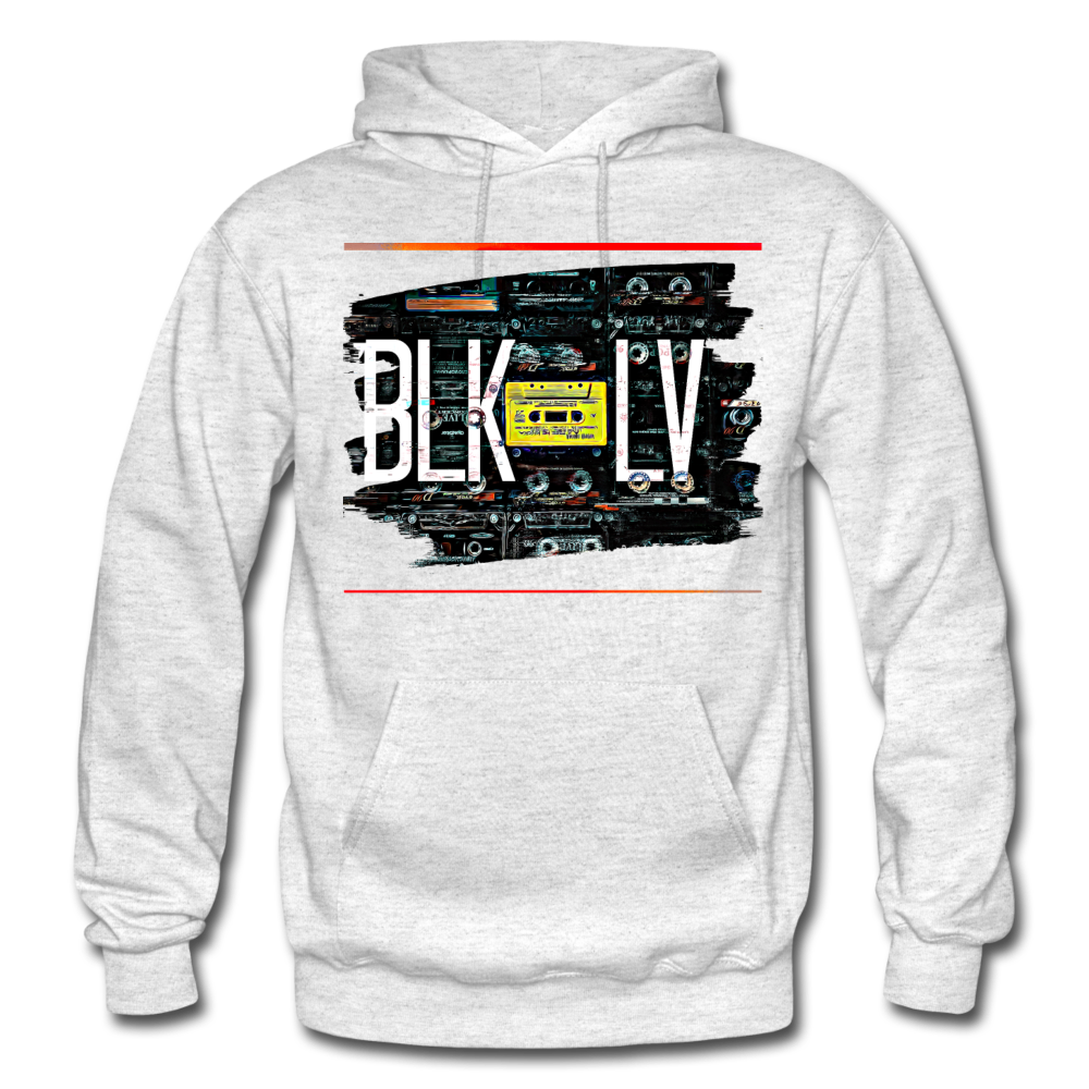 Cassette Unisex Heavy Hoodie - light heather gray