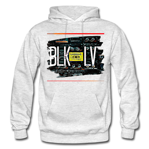 Cassette Unisex Heavy Hoodie - light heather gray