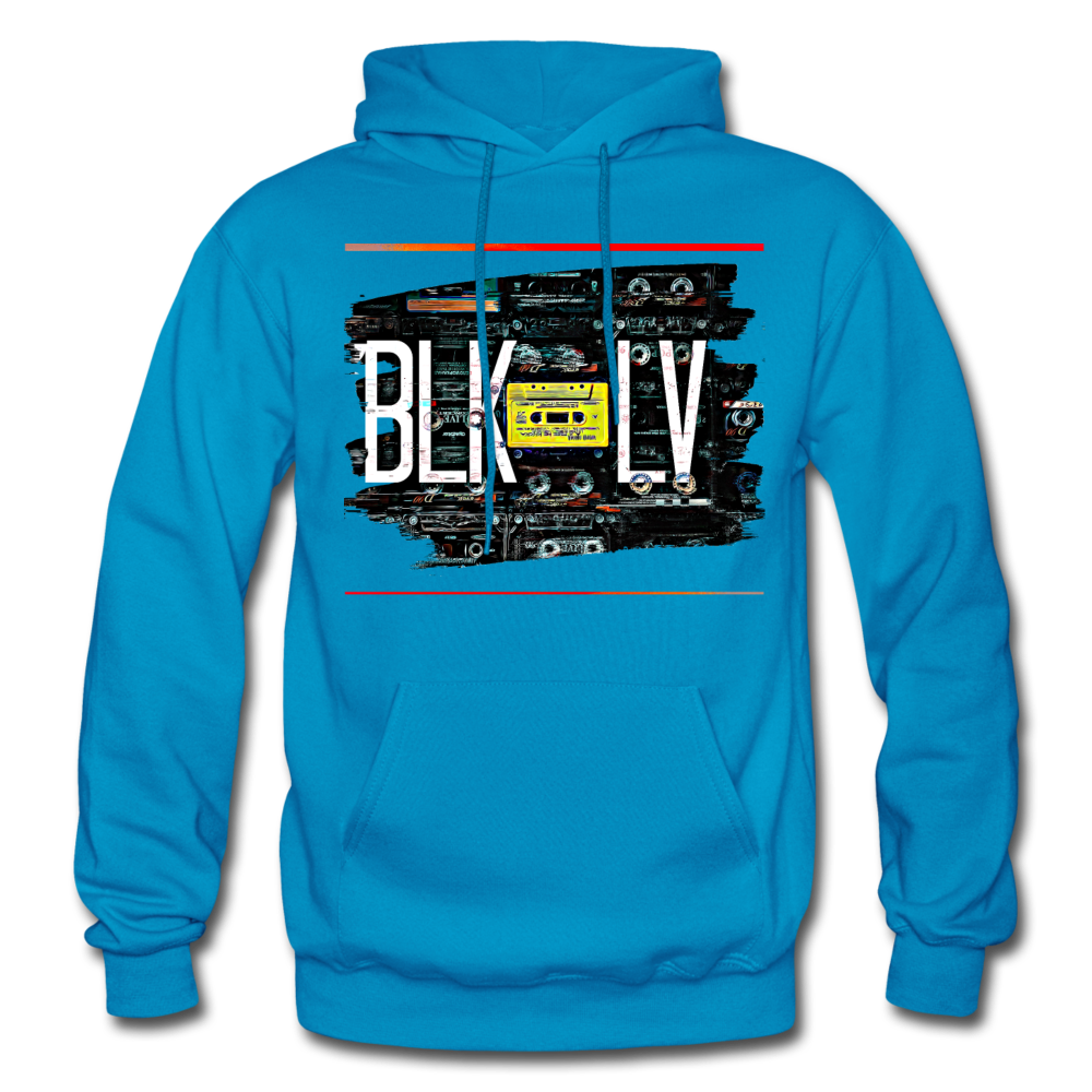 Cassette Unisex Heavy Hoodie - turquoise