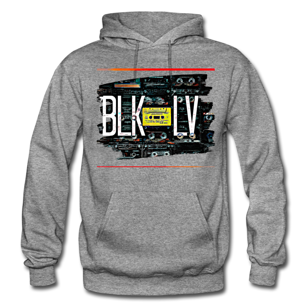 Cassette Unisex Heavy Hoodie - graphite heather