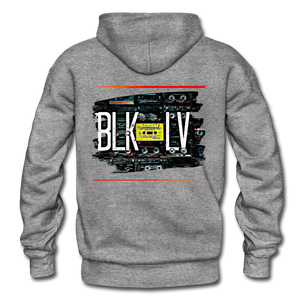 Cassette Unisex Heavy Hoodie - graphite heather