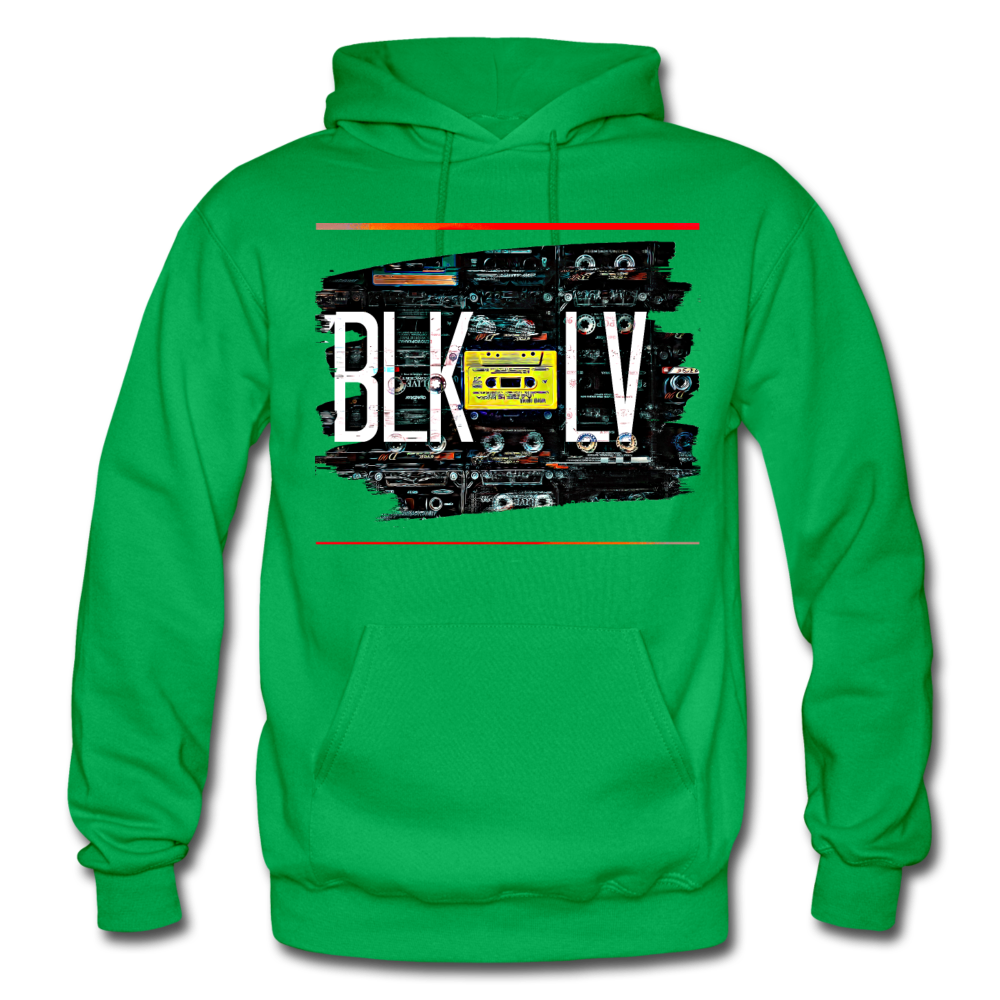 Cassette Unisex Heavy Hoodie - kelly green