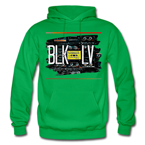 Cassette Unisex Heavy Hoodie - kelly green